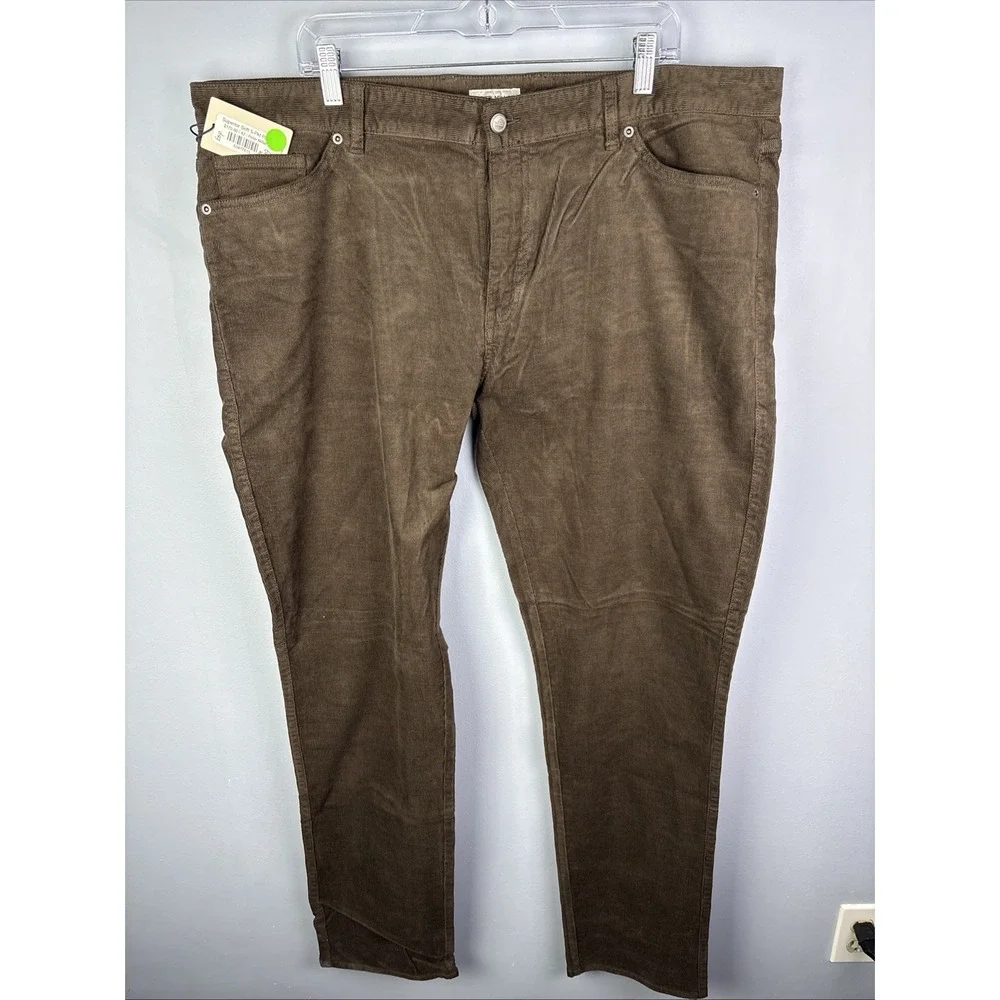 Peter Millar 5 Pocket Corduroy Pants Brown Superior Soft 42x34‎